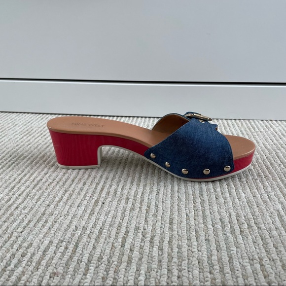 Stylish Nine West slip on shoes/sandals - Picture 3 of 15